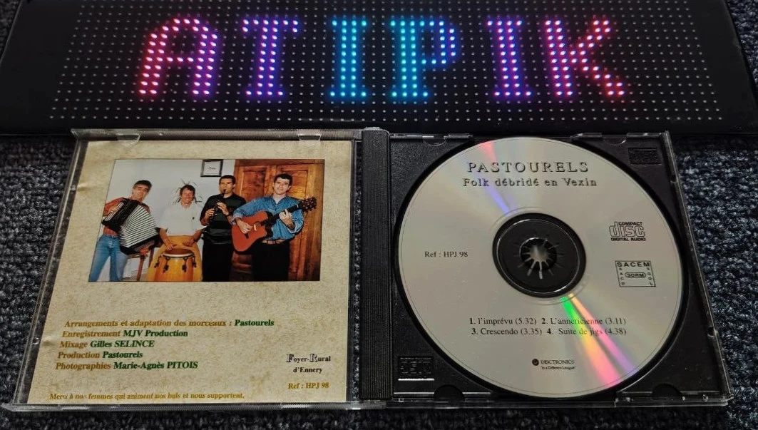 🌟 Ultra-rare folk CD: Pastourels - Unbridled Folk in Vexin (1998)! City of Ennery 95 🎻 – photo 4